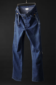 画像をギャラリービューアに読み込む, CHANGES REMAKE PAINTER DENIM PANTS with APRON PARTS (INDIGO #A)