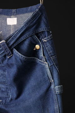 画像をギャラリービューアに読み込む, CHANGES REMAKE PAINTER DENIM PANTS with APRON PARTS (INDIGO #A)
