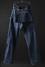 画像をギャラリービューアに読み込む, CHANGES REMAKE PAINTER DENIM PANTS with APRON PARTS (INDIGO #A)