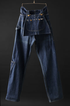 画像をギャラリービューアに読み込む, CHANGES REMAKE PAINTER DENIM PANTS with APRON PARTS (INDIGO #A)