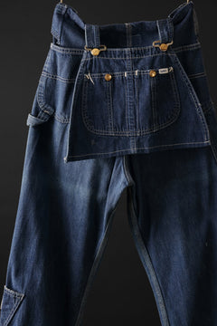 画像をギャラリービューアに読み込む, CHANGES REMAKE PAINTER DENIM PANTS with APRON PARTS (INDIGO #A)