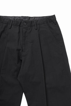 画像をギャラリービューアに読み込む, Y's for men WAIST STRING PANTS / COTTON-LINEN CANVAS (BLACK)