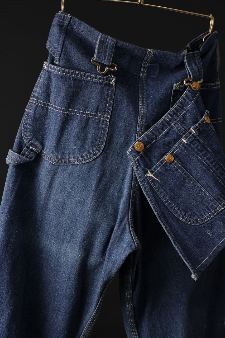 画像をギャラリービューアに読み込む, CHANGES REMAKE PAINTER DENIM PANTS with APRON PARTS (INDIGO #A)