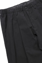 画像をギャラリービューアに読み込む, Y's for men WAIST STRING PANTS / COTTON-LINEN CANVAS (BLACK)