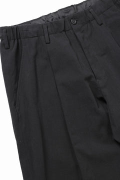 画像をギャラリービューアに読み込む, Y's for men WAIST STRING PANTS / COTTON-LINEN CANVAS (BLACK)