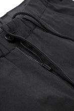 画像をギャラリービューアに読み込む, Y's for men WAIST STRING PANTS / COTTON-LINEN CANVAS (BLACK)