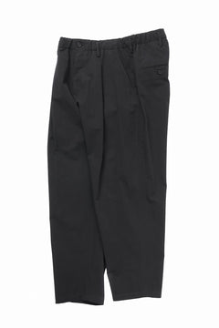 画像をギャラリービューアに読み込む, Y's for men WAIST STRING PANTS / COTTON-LINEN CANVAS (BLACK)