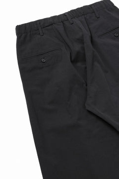 画像をギャラリービューアに読み込む, Y's for men WAIST STRING PANTS / COTTON-LINEN CANVAS (BLACK)