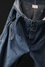 画像をギャラリービューアに読み込む, CHANGES REMAKE PAINTER DENIM PANTS with APRON PARTS (INDIGO #B)