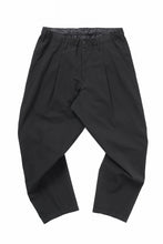 画像をギャラリービューアに読み込む, Y's for men WAIST STRING PANTS / COTTON-LINEN CANVAS (BLACK)