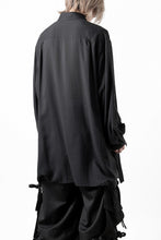 画像をギャラリービューアに読み込む, Y's for men BIG SHIRT / CELLULOSE LAWN (BLACK)