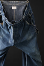 画像をギャラリービューアに読み込む, CHANGES REMAKE PAINTER DENIM PANTS with APRON PARTS (INDIGO #C)