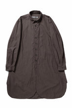 画像をギャラリービューアに読み込む, YUTA MATSUOKA long shirt / cotton ramie chambray  (light brown)