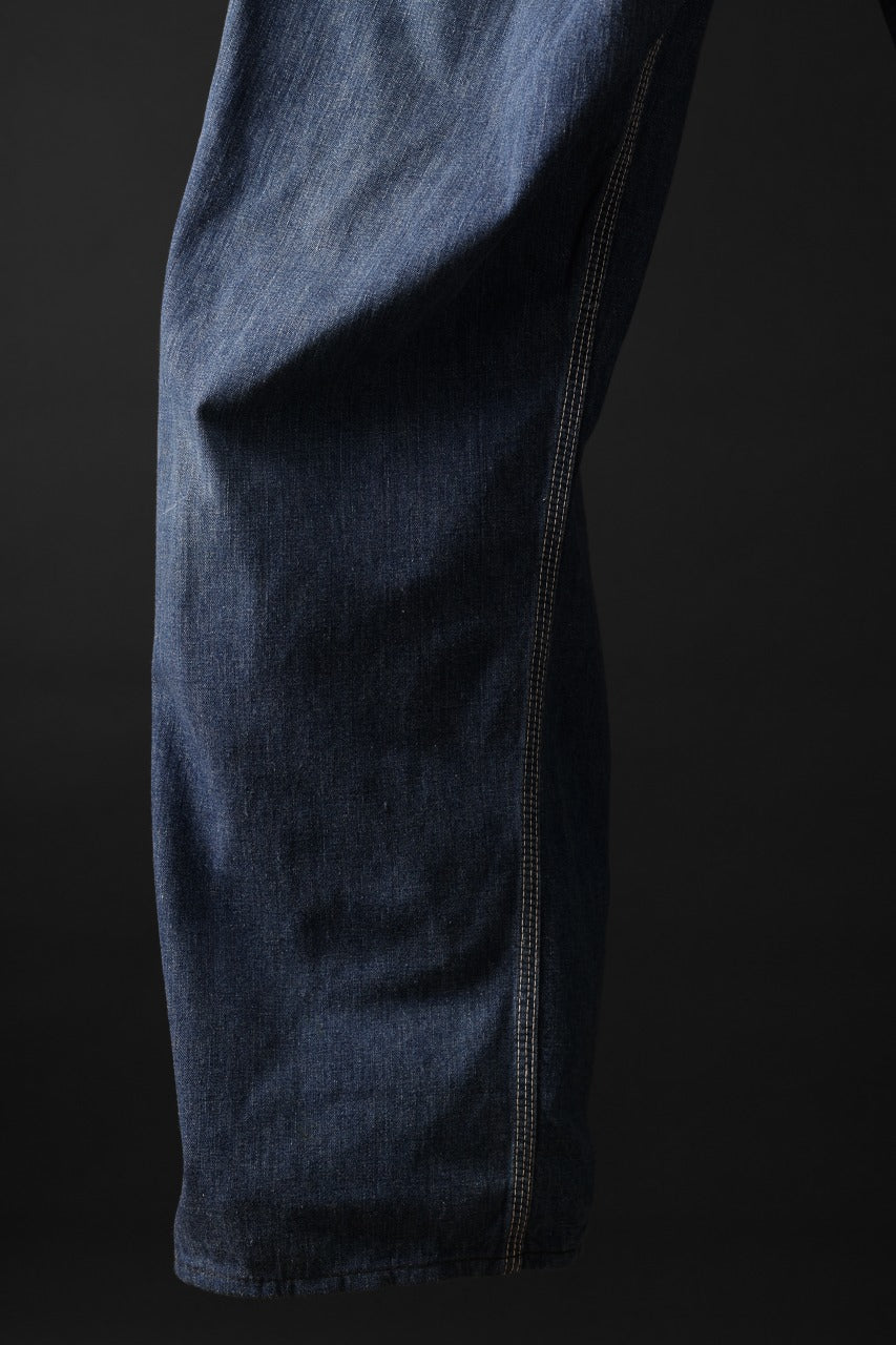 画像をギャラリービューアに読み込む, CHANGES REMAKE PAINTER DENIM PANTS with APRON PARTS (INDIGO #D)