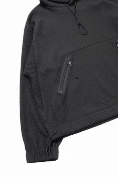 画像をギャラリービューアに読み込む, D-VEC WAFFLE KNIT PARKA (BLACK)