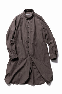 画像をギャラリービューアに読み込む, YUTA MATSUOKA long shirt / cotton ramie chambray  (light brown)