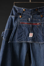 画像をギャラリービューアに読み込む, CHANGES REMAKE PAINTER DENIM PANTS with APRON PARTS (INDIGO #D)