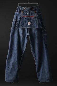 画像をギャラリービューアに読み込む, CHANGES REMAKE PAINTER DENIM PANTS with APRON PARTS (INDIGO #D)