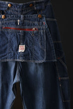 画像をギャラリービューアに読み込む, CHANGES REMAKE PAINTER DENIM PANTS with APRON PARTS (INDIGO #D)
