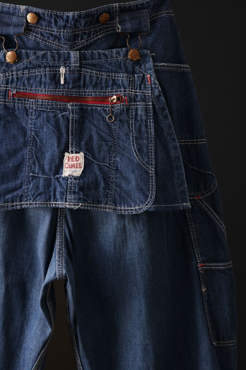 画像をギャラリービューアに読み込む, CHANGES REMAKE PAINTER DENIM PANTS with APRON PARTS (INDIGO #D)