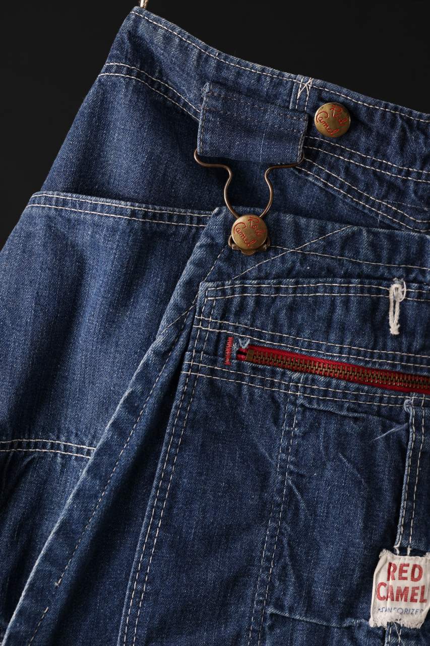 画像をギャラリービューアに読み込む, CHANGES REMAKE PAINTER DENIM PANTS with APRON PARTS (INDIGO #D)