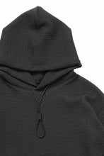 画像をギャラリービューアに読み込む, D-VEC WAFFLE KNIT PARKA (BLACK)