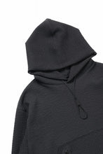 画像をギャラリービューアに読み込む, D-VEC WAFFLE KNIT PARKA (BLACK)