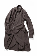 画像をギャラリービューアに読み込む, YUTA MATSUOKA long shirt / cotton ramie chambray  (light brown)