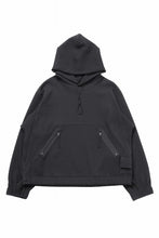 画像をギャラリービューアに読み込む, D-VEC WAFFLE KNIT PARKA (BLACK)