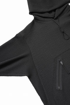 画像をギャラリービューアに読み込む, D-VEC WAFFLE KNIT PARKA (BLACK)