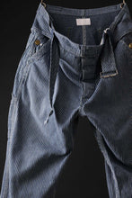 画像をギャラリービューアに読み込む, CHANGES REMAKE PAINTER HICKORY DENIM PANTS with APRON PARTS (INDIGO)