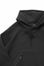 画像をギャラリービューアに読み込む, D-VEC WAFFLE KNIT PARKA (BLACK)