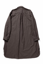 画像をギャラリービューアに読み込む, YUTA MATSUOKA long shirt / cotton ramie chambray  (light brown)