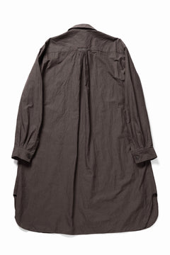 画像をギャラリービューアに読み込む, YUTA MATSUOKA long shirt / cotton ramie chambray  (light brown)