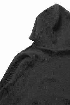 画像をギャラリービューアに読み込む, D-VEC WAFFLE KNIT PARKA (BLACK)
