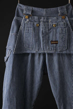 画像をギャラリービューアに読み込む, CHANGES REMAKE PAINTER HICKORY DENIM PANTS with APRON PARTS (INDIGO)