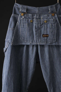 画像をギャラリービューアに読み込む, CHANGES REMAKE PAINTER HICKORY DENIM PANTS with APRON PARTS (INDIGO)