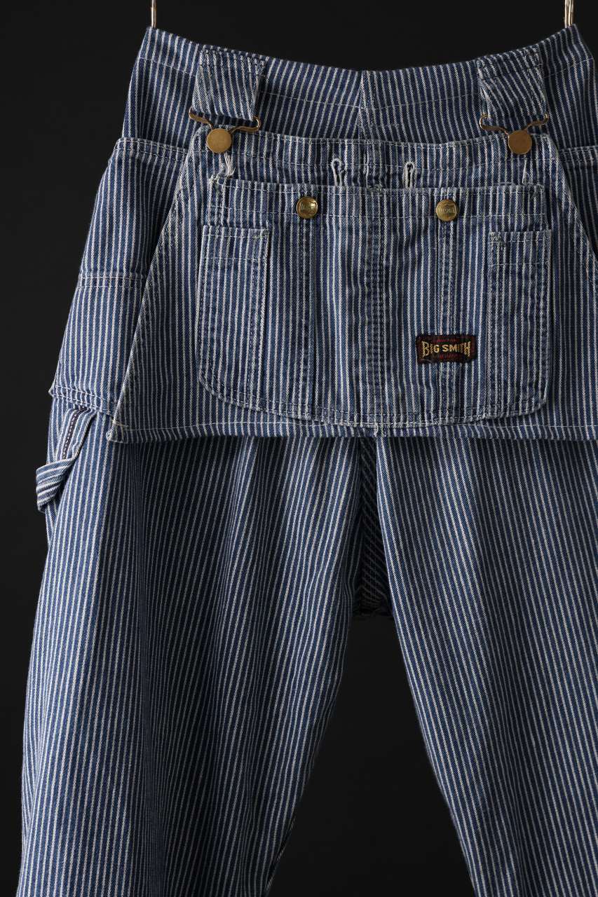 画像をギャラリービューアに読み込む, CHANGES REMAKE PAINTER HICKORY DENIM PANTS with APRON PARTS (INDIGO)