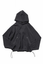 画像をギャラリービューアに読み込む, D-VEC WAFFLE KNIT PARKA (BLACK)