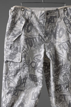 画像をギャラリービューアに読み込む, beauty : beast GRAFFITI CAMO BDU CARGO PANT (G.WHITE)