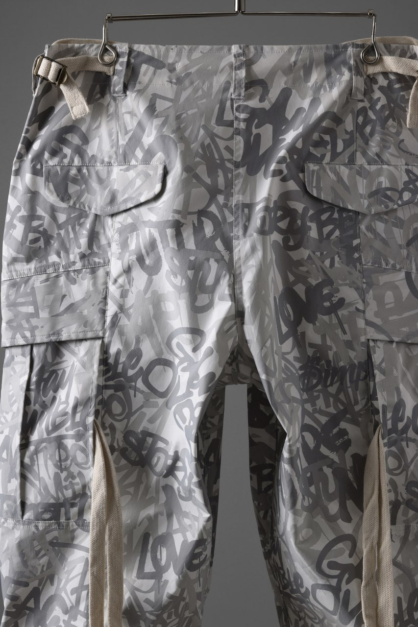 画像をギャラリービューアに読み込む, beauty : beast GRAFFITI CAMO BDU CARGO PANT (G.WHITE)