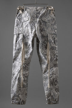 画像をギャラリービューアに読み込む, beauty : beast GRAFFITI CAMO BDU CARGO PANT (G.WHITE)