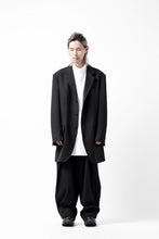 画像をギャラリービューアに読み込む, Y's for men 3TUCKS WIDE TAPERED PANTS / CLASSIC WOOL GABADINE (BLACK)