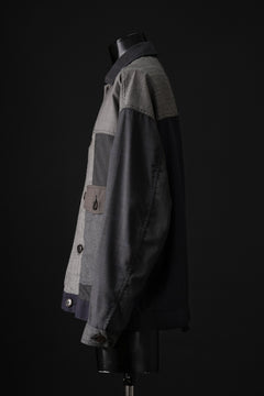 画像をギャラリービューアに読み込む, CHANGES REMAKE WOOL WORKER BLOUSON (MULTI)