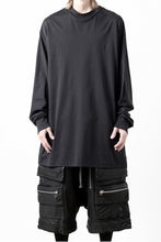 画像をギャラリービューアに読み込む, Y-3 Yohji Yamamoto MOCK NECK L/S TEE / BETTER SCJ (BLACK)