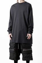 画像をギャラリービューアに読み込む, Y-3 Yohji Yamamoto MOCK NECK L/S TEE / BETTER SCJ (BLACK)