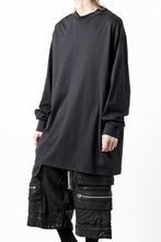 画像をギャラリービューアに読み込む, Y-3 Yohji Yamamoto MOCK NECK L/S TEE / BETTER SCJ (BLACK)