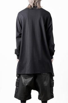 画像をギャラリービューアに読み込む, Y-3 Yohji Yamamoto MOCK NECK L/S TEE / BETTER SCJ (BLACK)