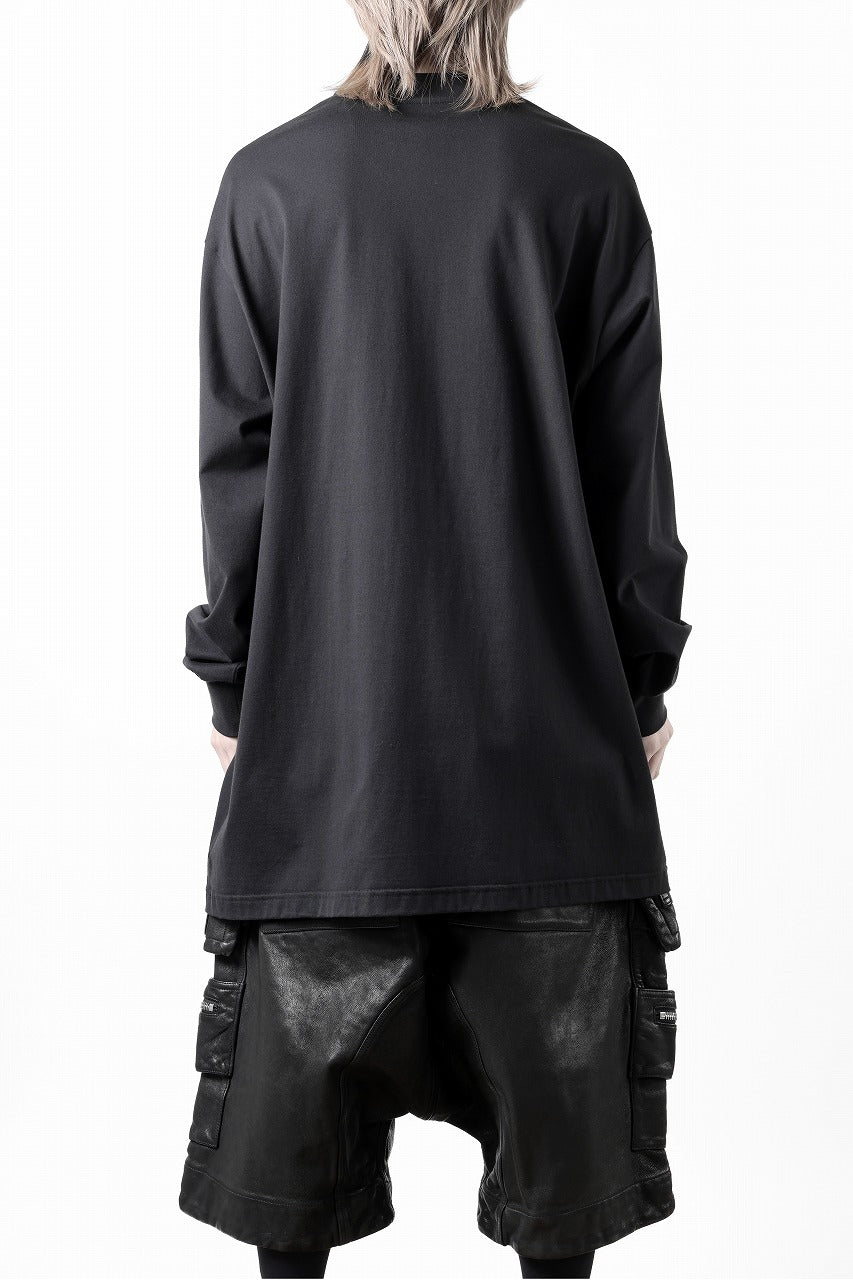 画像をギャラリービューアに読み込む, Y-3 Yohji Yamamoto MOCK NECK L/S TEE / BETTER SCJ (BLACK)