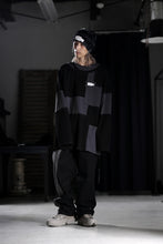 画像をギャラリービューアに読み込む, Feng Chen Wang PANELLED TOPS (BLACK/GREY)